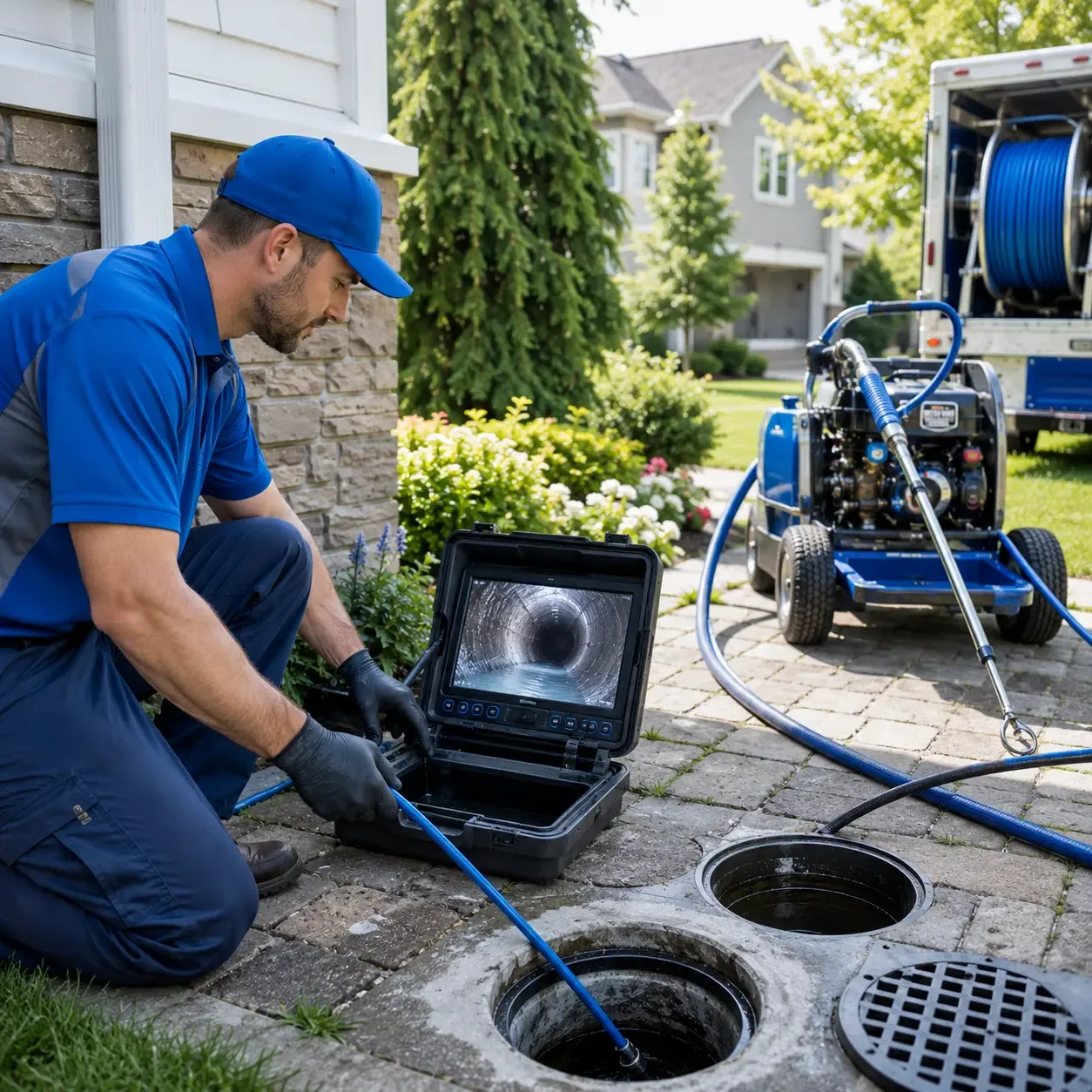 Outdoor drain cleaning professionals serving Sterling Forest, NY